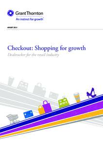 AUGUST[removed]Checkout: Shopping for growth Dealtracker for the retail industry  Cred