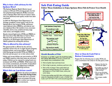 Spokane River Safe Fish Eating Guide Brochure