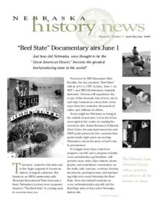 N E B R A S K  A history news  Volume 61 / Number 2 / April/May/June 2008