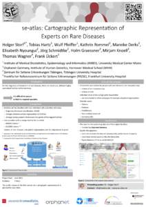 se-atlas: Cartographic Representation of Experts on Rare Diseases 1* 1