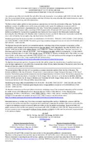 PUBLIC NOTICE NOTICE OF FILING A PETITION WITH THE LOCAL BOUNDARY COMMISSION (LBC) FOR THE INCORPORATION OF THE CITY OF BIG LAKE AND THE ANNEXATION OF TERRITORY TO THE CITY OF HOUSTON Two petitions were filed with the LB