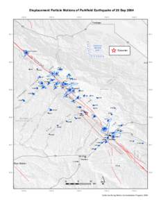 Displacement Particle Motions of Parkfield Earthquake of 28 Sep[removed][removed]