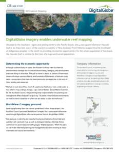 C A SE STUDY  Product solution for: NZ Coastal Mapping