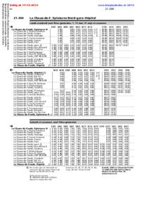 www.fahrplanfelder.ch[removed]304  La Chaux-de-F. Eplatures Nord–gare–Hôpital