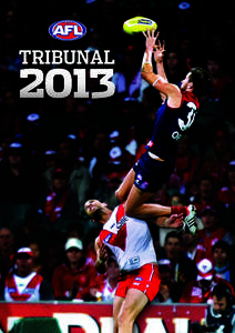 Tribunal[removed]AFL TRIBUNAL[removed]