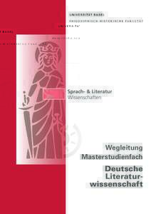 MSF Deutsche Literaturwissenschaft.indb