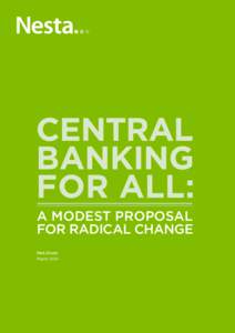 CENTRAL BANKING FOR ALL: