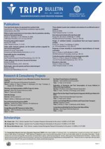 VOL 6. NO.1  SUMMER 2009 Publications Farm hand tools injuries: A case study from northern India