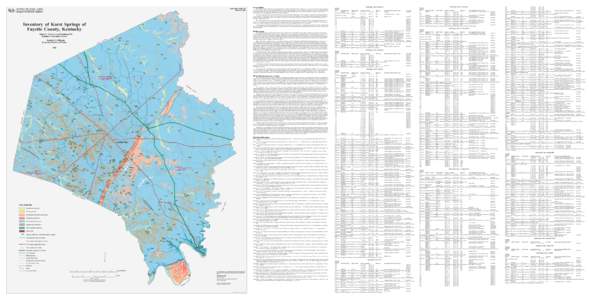 MAP AND CHART 28  KENTUCKY GEOLOGICAL SURVEY Series XII, 2002