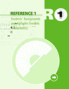 REFERENCE 1 Students’ Backgrounds and Attitudes Towards Mathematics  R