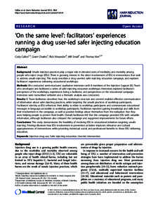 Sex work involvement among women with long-term opioid injection drug dependence who enter opioid agonist treatment