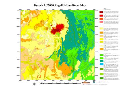 Byrock 1:25000 Regolith-Landform Map Legend[removed]428000