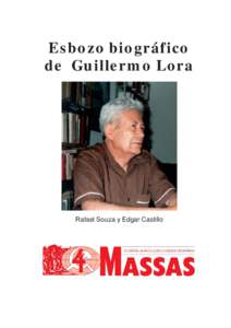 Esbozo biográfico de Guillermo Lora