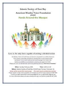 Islamic Society of East Bay & American Muslim Voice Foundation present