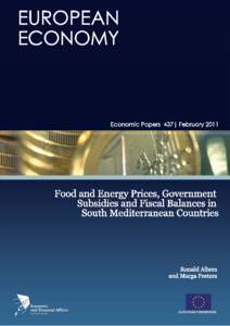 Food and Energy Prices, Government Subsidies and Fiscal Balances in South Mediterranean Countries