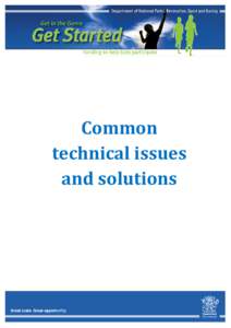 Get Started Technical Issues Guide