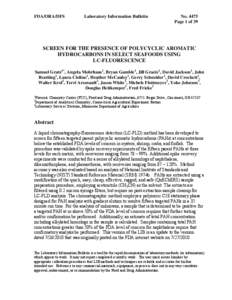 FDA/ORA/DFS  Laboratory Information Bulletin No[removed]Page 1 of 39