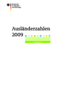 Ausländerzahlen  2009