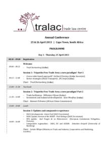 Microsoft Word - Programme tralac AnnualConference 25_26 Apr 2013 V4[removed]docx