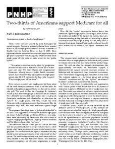 Kip Sullivan - Two thirds of americans support medicare for all.qxp