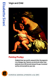 Elisabetta Sirani  Virgin and Child Painting Prodigy