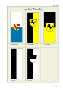 Tafel I/XVI  Land Baden-Württemberg 1