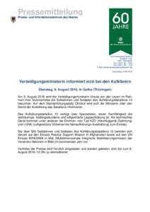 Pressemitteilung Presse- und Informationszentrum des Heeres Von-Hardenberg-Kaserne PostfachStrausberg