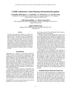 Stochastic control / Markov models / Artificial intelligence / Action selection / Markov decision process / Ghostbusters / Markov chain / Reinforcement learning / Statistics / Markov processes / Dynamic programming