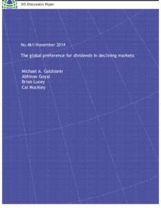 Stock market / Dividends / Financial ratios / Financial risk / Dividend policy / Dividend yield / Dividend / Short / Black–Scholes / Financial economics / Finance / Investment