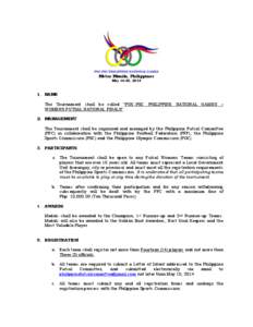 Laws of the Game / Team Zaryen / National Football Federation of Guatemala / Sports / Futsal / Referee