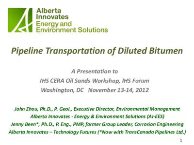 Positioning Alberta for the Future in Energy and Environment