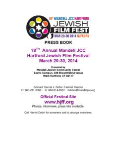 Jewish Community Center / Subtitle / Mandell / Bloomfield / Meaning / Interpretation / Jewish history / Israeli Jews / Hartford /  Connecticut / Etgar Keret