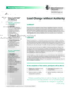 Learning / Skill / Change management / Leadership / Proactivity / Organizational culture / Diversity / Management / Organizational theory / Strategic management