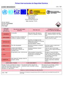 Nº CAS[removed]International Chemical Safety Cards (WHO/IPCS/ILO)