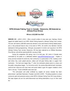 Microsoft Word - WFN - Deseronto Release