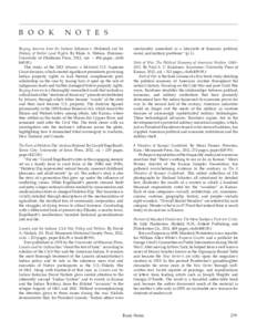 B O O K  N O T E S Buying America from the Indians: Johnson v. McIntosh and the History of Native Land Rights. By Blake A. Watson. (Norman: