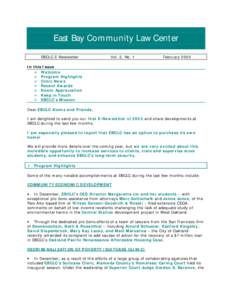 Suitcase Clinic / Legal clinic / UC Berkeley School of Law / Law / Legal aid / Sonnenschein Nath & Rosenthal / Oakland /  California / Geography of the United States / University of California /  Berkeley / Geography of California / Poverty