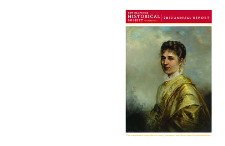 New Hampshire Historical Society Newsletter  Page 2 WOMEN ARTISTS