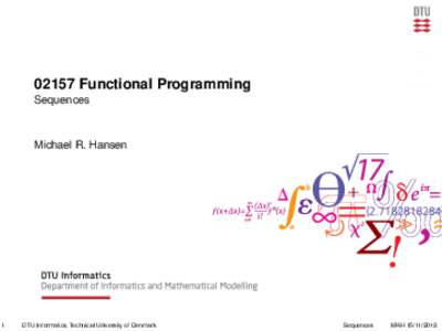 Software engineering / Computer programming / Programming language theory / Functional languages / Lazy evaluation / Functional programming / Evaluation strategy / Technical University of Denmark / Haskell / Closure / Q