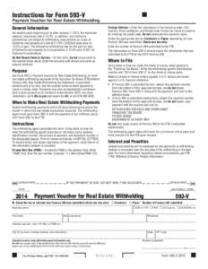 2014 Form 593-V -- Payment Voucher for Real Estate Withholding