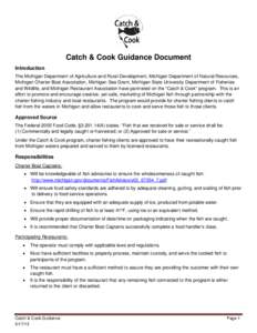 Microsoft Word - Catch and Cook Guidance Document5-8-12.doc