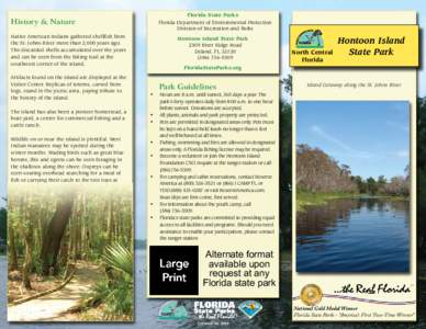 Hontoon Island State Park / St. Johns River / Geography of the United States / Hontoon Dead River / Dead River / Volusia County /  Florida / DeLand /  Florida / Geography of Florida / Florida state parks / Florida