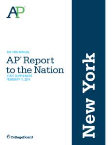 AP Report to the Nation ® STATE SUPPLEMENT FEBRUARY 11, 2014