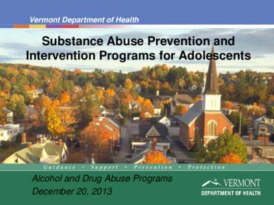 Primary Care Collaborative: Substance Abuse Prevention and Intervention Programs for Adolescents