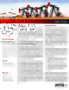 Case Study Training Improves Production and Safety Sector: Exploration & Production
