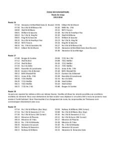 ÉCOLE	
  DES	
  NAVIGATEURS	
   Route	
  de	
  neige	
   2013-­‐2014	
     Route	
  16	
  