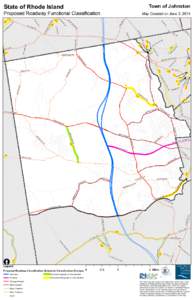 State of Rhode Island  Town of Johnston Proposed Roadway Functional Classification ST