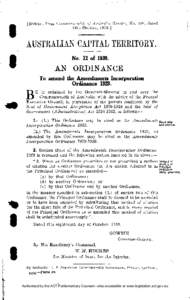 I I [Extract from Commonwealth of Austral la Gazette, No. 108, dated 19th October, 1939.]