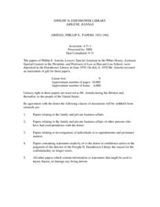 Microsoft Word - AREEDA, Phillip E. Papers.doc