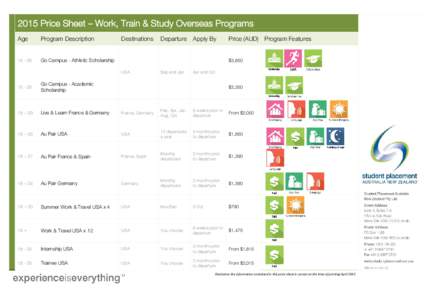 Microsoft Word - AU April2015 Gap Year Flyer and price sheet